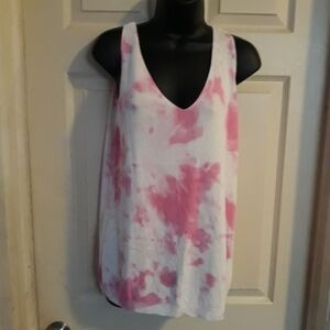 No brand large tie-dye tank top